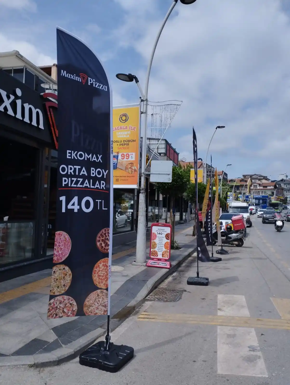 Pizzacı Yelken Bayrağı-3